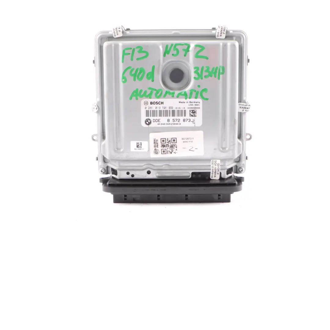 BMW F10 F11 535d F13 640d N57Z 313HP ECU Kit DDE Key CAS4 Automatic - SKU 8572873-1 - Part number 8572873