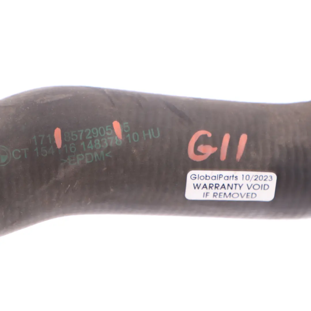  Manguera Agua BMW G30 G11 B57 Diesel Radiador Refrigerante Tubería Línea - SKU 8572905 - Número de pieza 8572905
