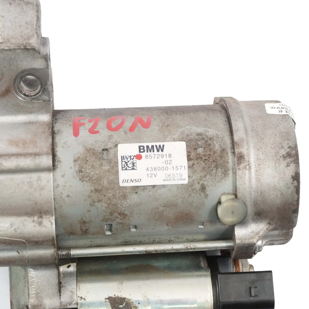 116ed B37 Diesel Engine Starter Motor BMW 1 Series F20 F21 LCI 116d - SKU 8572918 - Part number 8572918