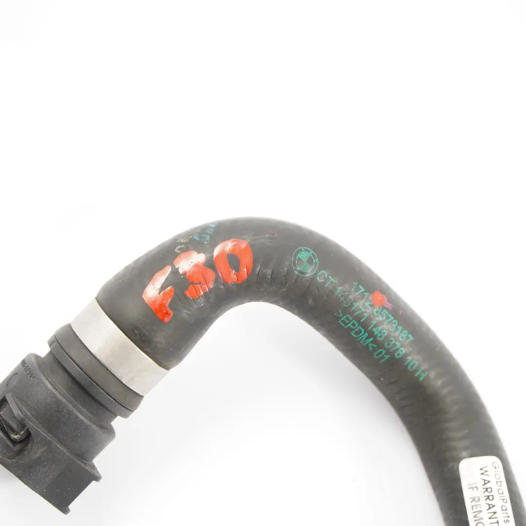 N57 Engine Cooling Coolant Hose Radiator Water Line to BMW F30 F31 F34 F36 with Part number 8573187 BMW F30 F31 F34 F36 N57 Engine Cooling Coolant Hose Radiator Water Line - SKU 8573187 - Part number 8573187