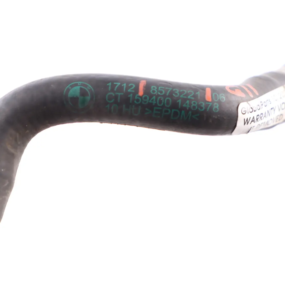 B57 Diesel Water Hose Radiator Coolant Tank Pipe Line to BMW G30 G31 G11 with Part number 8573221 BMW G30 G31 G11 B57 Diesel Water Hose Radiator Coolant Tank Pipe Line - SKU 8573221 - Part number 8573221