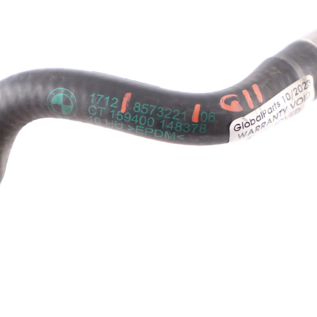 B57 Diesel Water Hose Radiator Coolant Tank Pipe Line to BMW G30 G31 G11 with Part number 8573221 BMW G30 G31 G11 B57 Diesel Water Hose Radiator Coolant Tank Pipe Line - SKU 8573221 - Part number 8573221