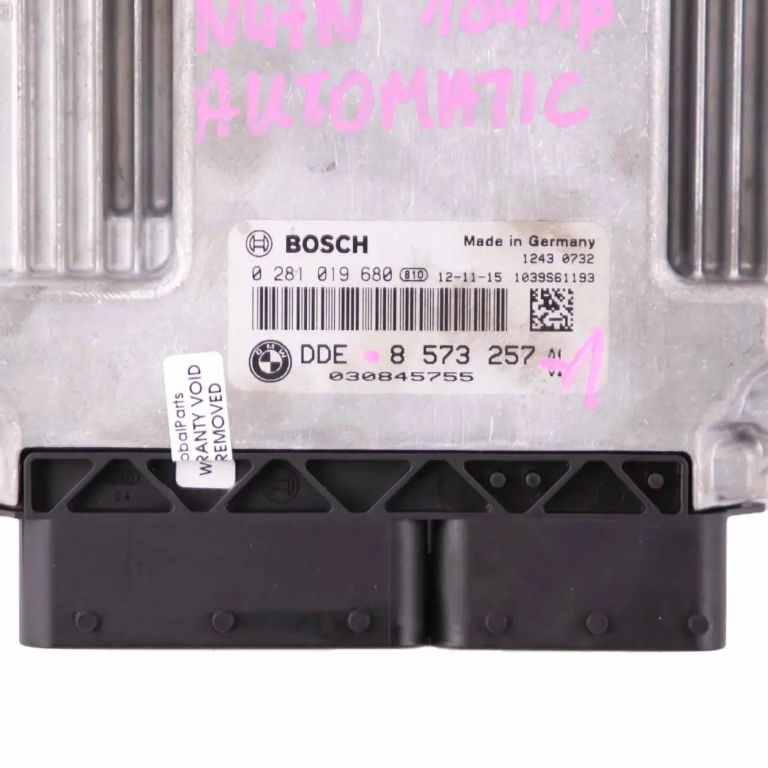 BMW F20 F30 F32 120d 320d 420d Diesel N47N 184HP ECU Kit DDE Automatic - SKU 8573257-1 - Part number 8573257