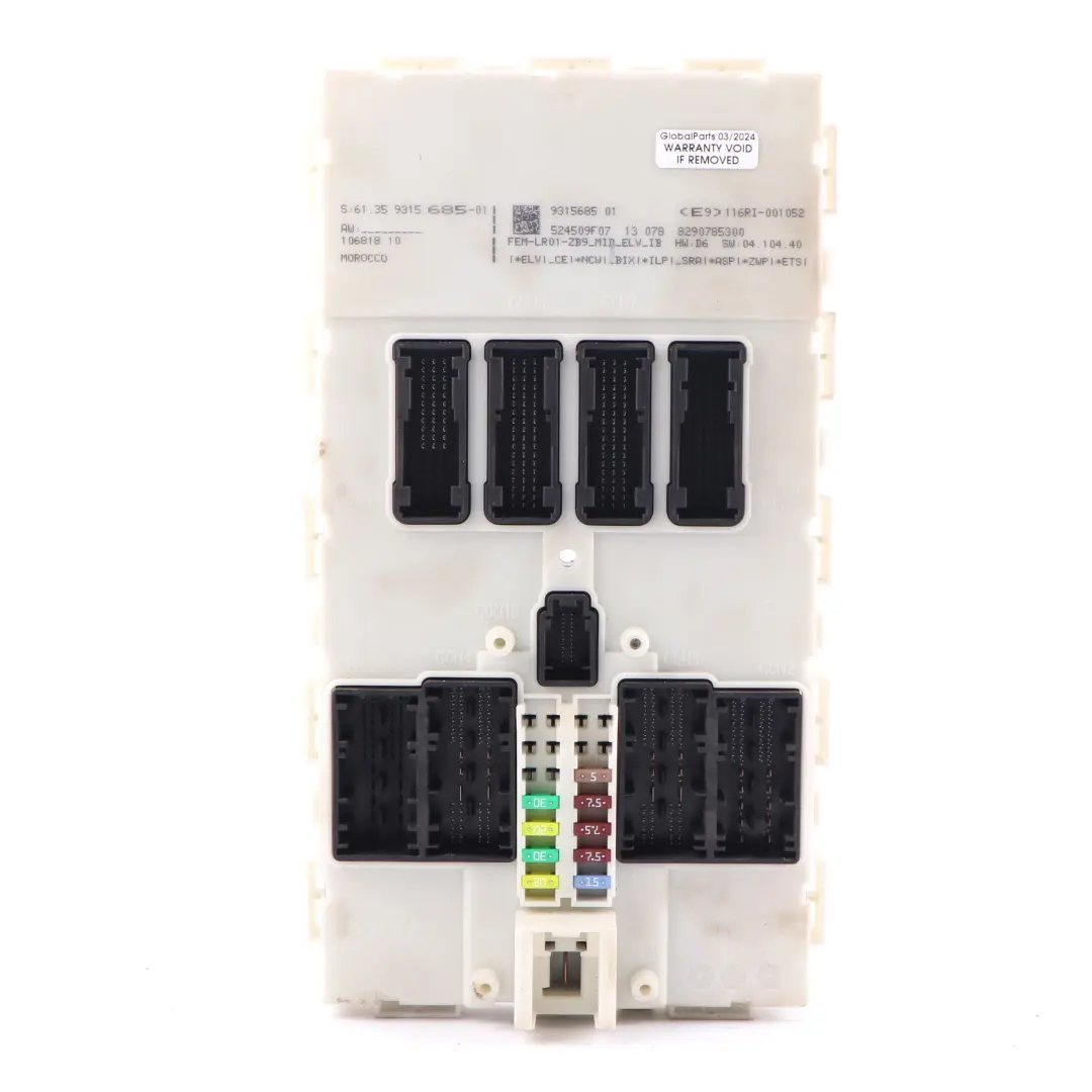 BMW F30 F31 320d ed Diesel N47N 163HP ECU Kit DDE + Key + FEM Manual - SKU 8573257-4 - Part number 8573257