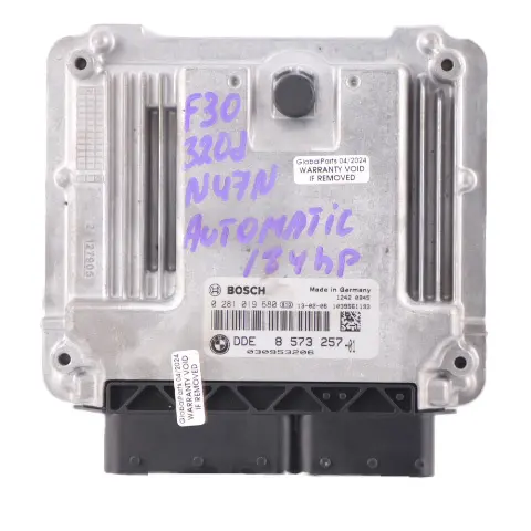 BMW F20 F30 F32 120d 320d 420d Diesel N47N 184HP Kit ECU DDE - SKU 8573257-5 - Número de pieza 8573257