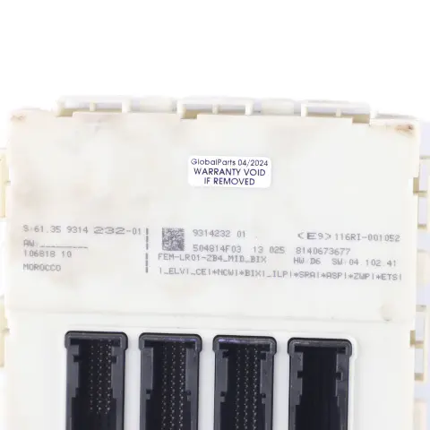 N47N 184HP ECU Kit DDE + Key + FEM to BMW F20 F30 F32 120d 320d 420d Diesel with Part number 8573257 BMW F20 F30 F32 120d 320d 420d Diesel N47N 184HP ECU Kit DDE + Key + FEM - SKU 8573257-5 - Part number 8573257