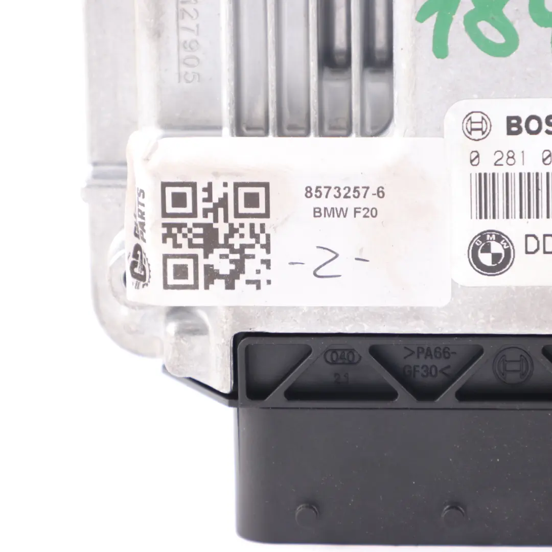 N47N 184HP Engine Control Unit ECU DDE Automatic to BMW F10 F11 520d Diesel with Part number 8573257 BMW F10 F11 520d Diesel N47N 184HP Engine Control Unit ECU DDE Automatic - SKU 8573257-6 - Part number 8573257