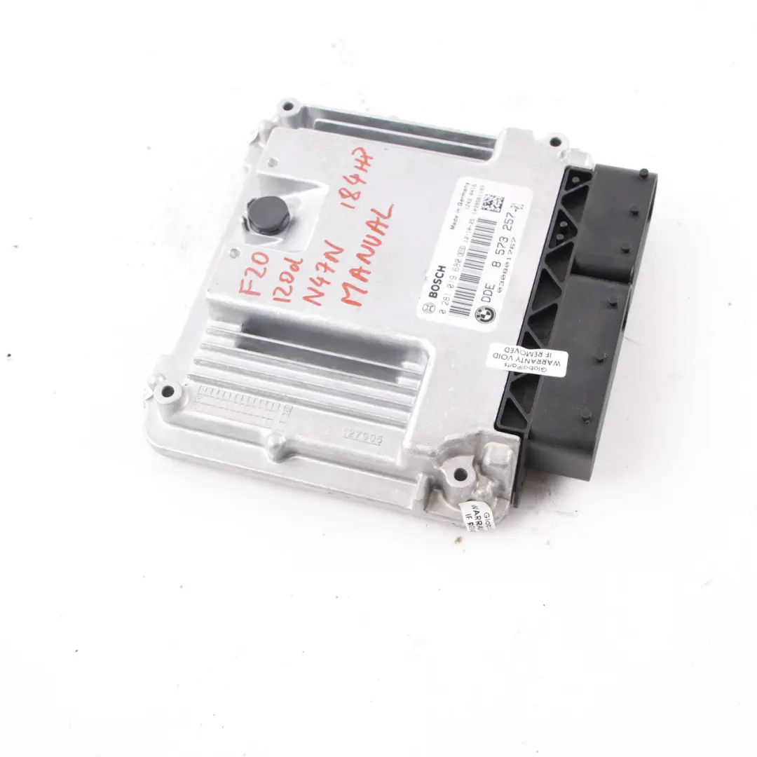 N47N 184HP Module Moteur ECU DDE pour BMW F20 F30 F32 120d 320d 420d Diesel à propos du numéro de pièce 8573257 BMW F20 F30 F32 120d 320d 420d Diesel N47N 184HP Module Moteur ECU DDE - SKU 8573257 - Numéro de pièce 8573257