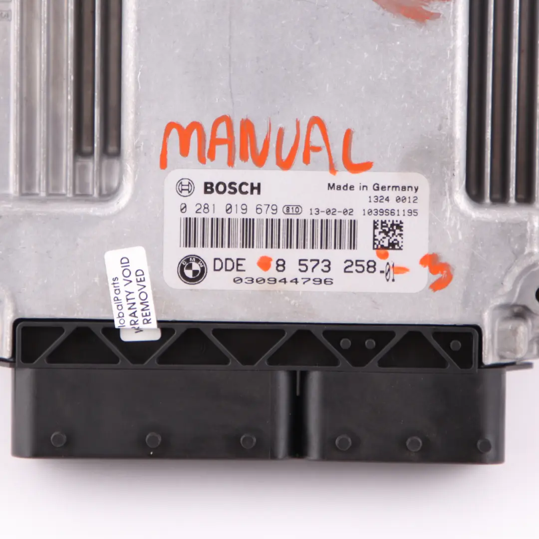 BMW F20 F21 F30 118d 318d N47N 143HP ECU Kit DDE + Key + FEM Manual - SKU 8573258-3 - Part number 8573258