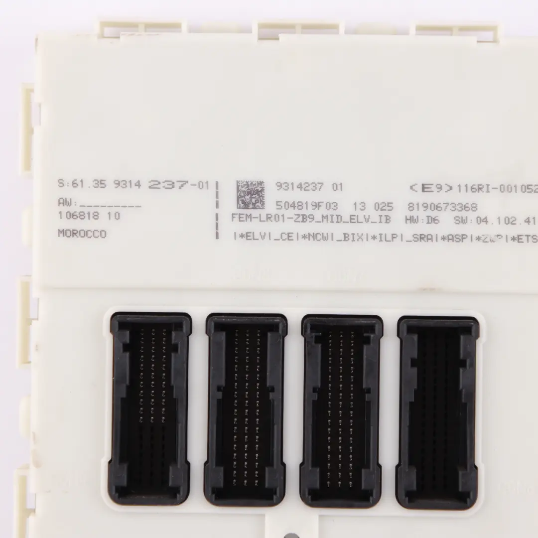 BMW F20 F21 F30 118d 318d N47N 143HP ECU Kit DDE + Key + FEM Manual - SKU 8573258-3 - Part number 8573258