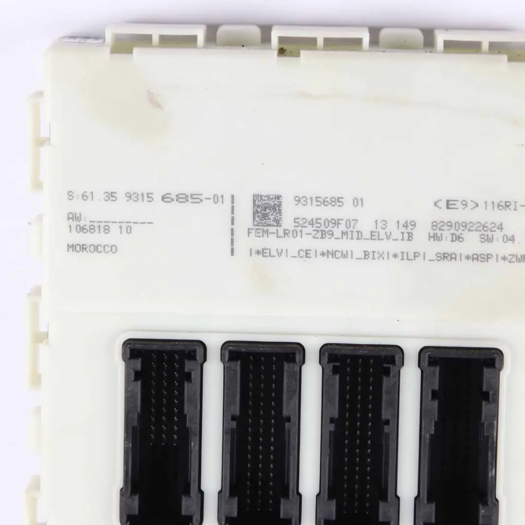 BMW F20 F21 F30 118d 318d N47N 143HP ECU Kit DDE + Key + FEM Manual - SKU 8573258-5 - Part number 8573258
