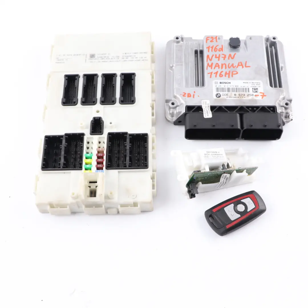 N47N 116HP Moteur ECU Kit DDE Manual Clé FEM pour BMW F20 F21 F30 116D 316D à propos du numéro de pièce 8573258 BMW F20 F21 F30 116D 316D N47N 116HP Moteur ECU Kit DDE Manual Clé FEM - SKU 8573258-7 - Numéro de pièce 8573258