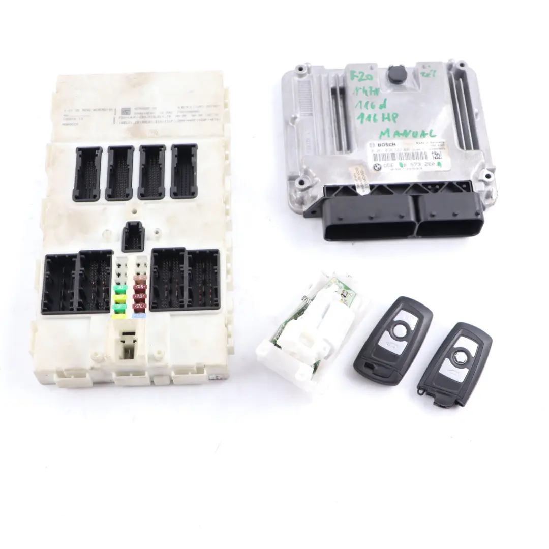 BMW F20 F21 116D Kit Calculateur DDE Diesel N47N 116 Ch + Clés FEM - SKU 8573260-10 - Numéro de pièce 8573260