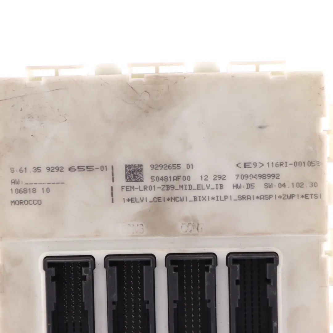BMW F20 F21 116d Diesel N47N 116HP ECU Kit DDE + Keys + FEM Manual - SKU 8573260-10 - Part number 8573260