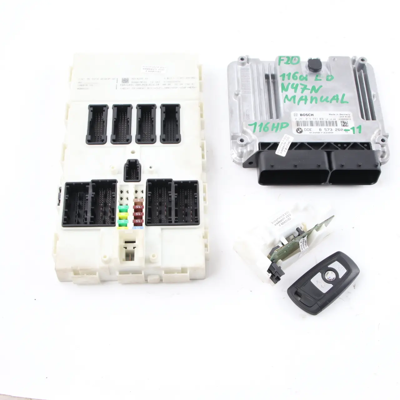 BMW F20 F21 116d ed N47N 116HP Motor Steuergerät Kit DDE 8573260 Manuell