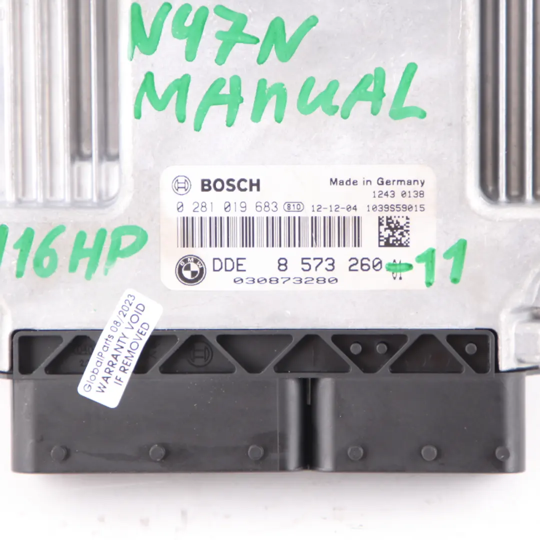 N47N 116HP ECU Kit DDE + Key + FEM Manual to BMW F20 F21 116d ed Diesel with Part number 8573260 BMW F20 F21 116d ed Diesel N47N 116HP ECU Kit DDE + Key + FEM Manual - SKU 8573260-11 - Part number 8573260