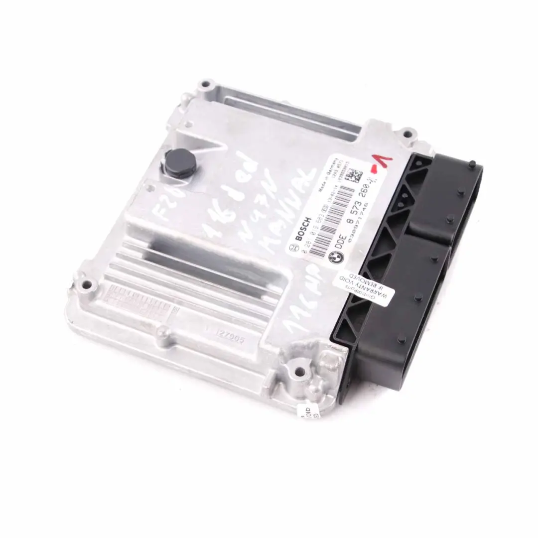 BMW F20 F21 116d ed Diesel N47N 116HP Contrôle du moteur ECU DDE Manual - SKU 8573260-1 - Numéro de pièce 8573260