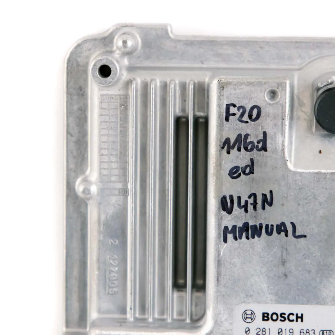 BMW F20 F21 116d ed Diesel N47N 116HP Engine Control Unit DDE Manual - SKU 8573260-2 - Part number 8573260