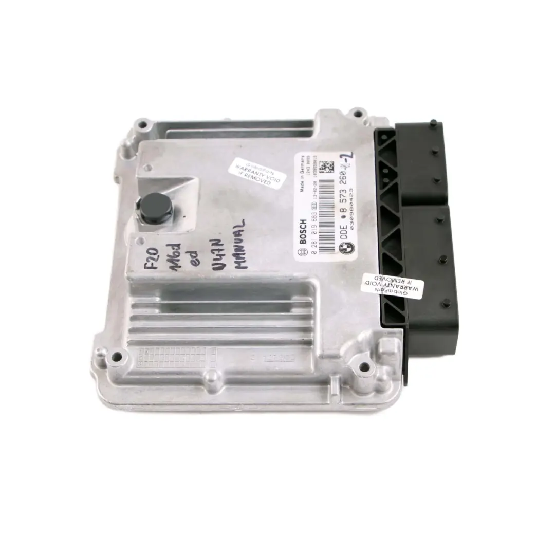 N47N 116HP Unidad de Control del Motor DDE para BMW F20 F21 116d ed Diesel con número de pieza 8573260 BMW F20 F21 116d ed Diesel N47N 116HP Unidad de Control del Motor DDE - SKU 8573260-2 - Número de pieza 8573260