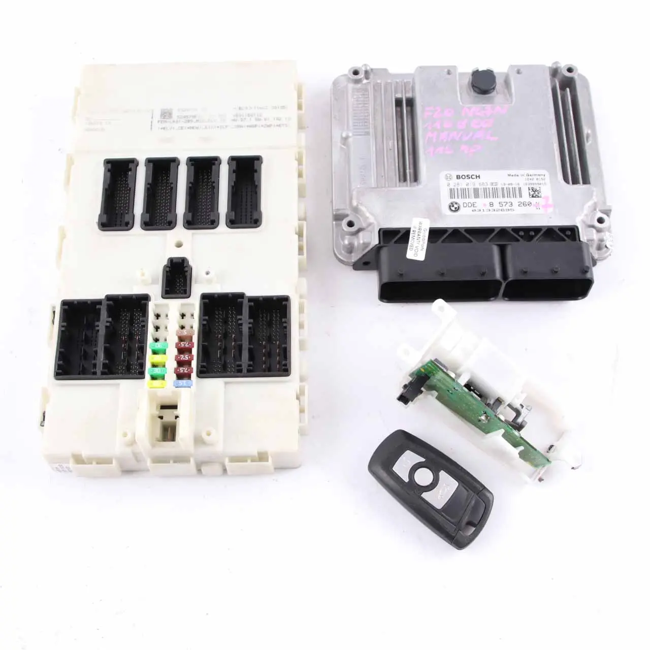 BMW F20 F21 116d ed Diesel N47N 116HP Kit ECU DDE 8573260 Clave FEM Manual