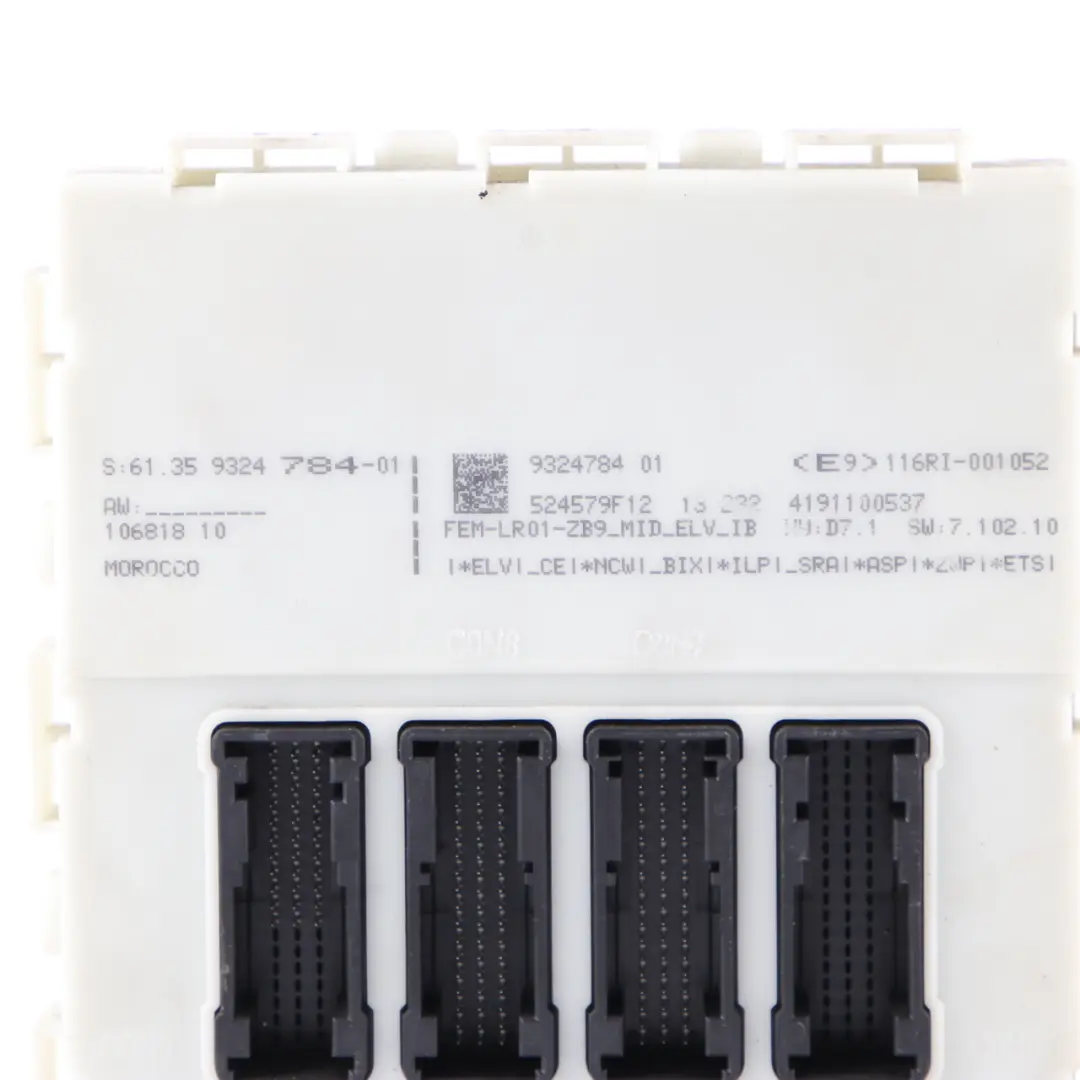 BMW F20 F21 116d ed Diesel N47N 116HP ECU Kit DDE Chiave FEM Manuale - SKU 8573260-8 - Numero di parte 8573260