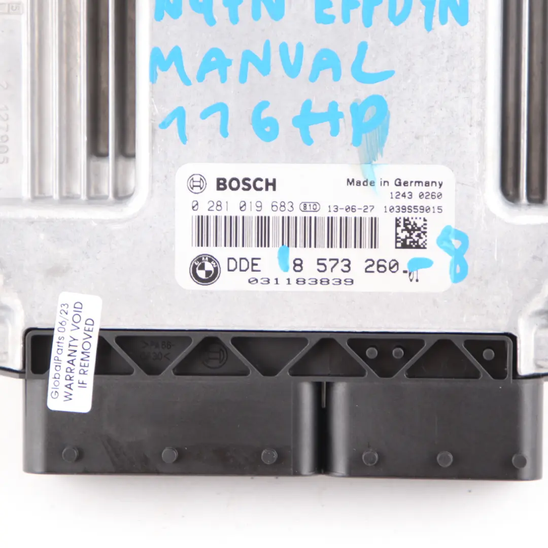 N47N 116HP ECU Kit DDE + Key + FEM Manual to BMW F20 F21 116d ed Diesel with Part number 8573260 BMW F20 F21 116d ed Diesel N47N 116HP ECU Kit DDE + Key + FEM Manual - SKU 8573260-9 - Part number 8573260