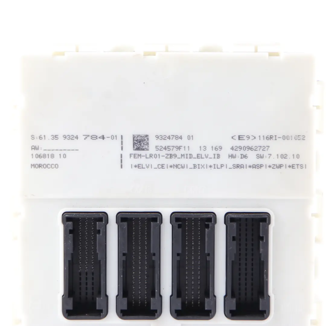 BMW F20 F21 116d ed Diesel N47N 116HP ECU Kit DDE + Key + FEM Manual - SKU 8573260-9 - Part number 8573260