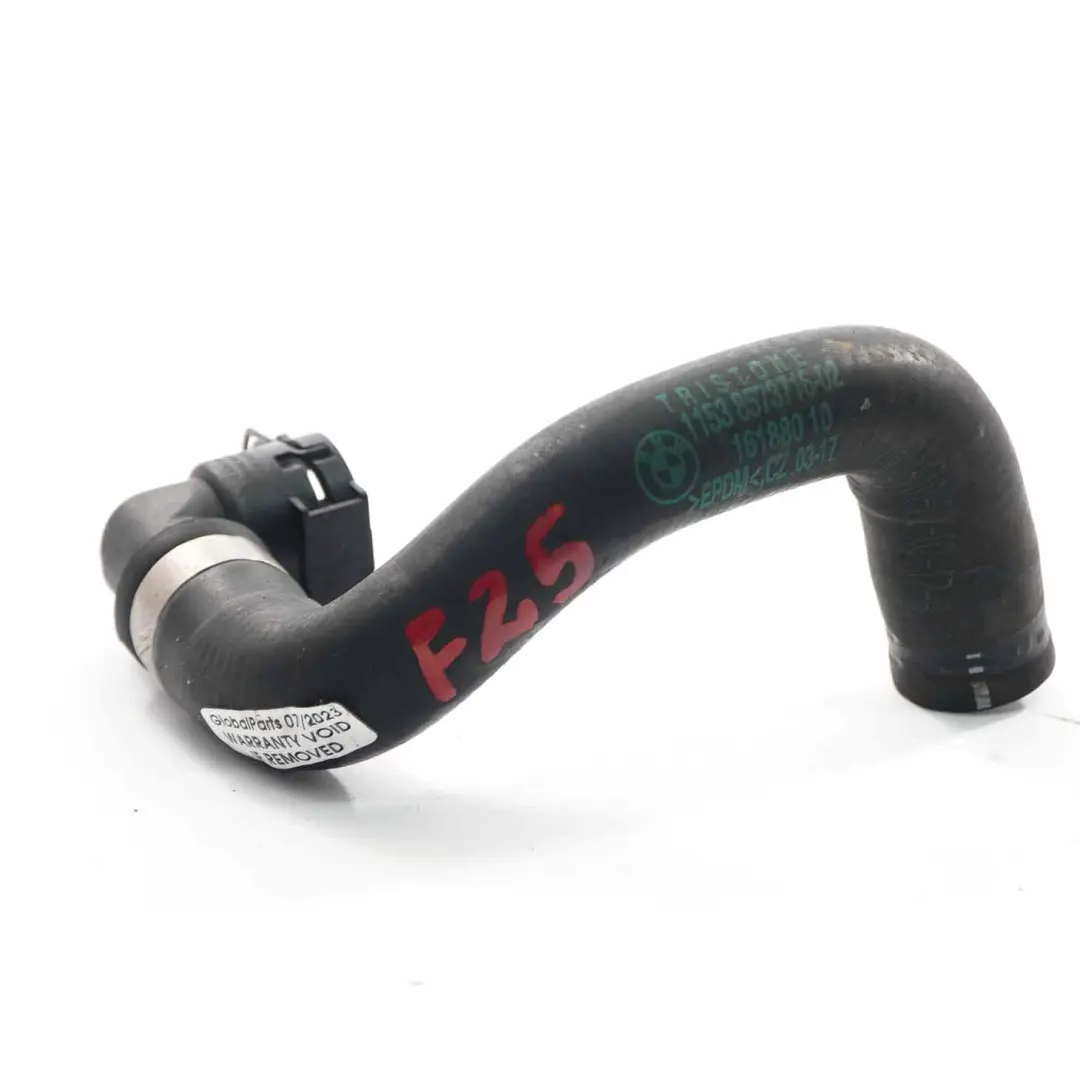 Water Hose BMW X3 F25 X4 F26 B47 Coolant Cooling Pipe Line to with Part number 8573716 Water Hose BMW X3 F25 X4 F26 B47 Coolant Cooling Pipe Line - SKU 8573716 - Part number 8573716