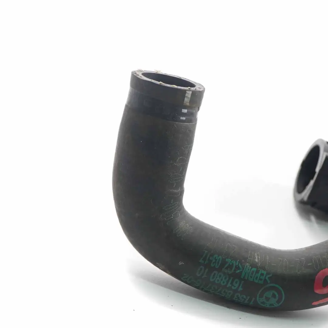 Tuyau d'eau BMW X3 F25 X4 F26 B47 Conduite du liquide refroidissement pour à propos du numéro de pièce 8573716 Tuyau d'eau BMW X3 F25 X4 F26 B47 Conduite du liquide refroidissement - SKU 8573716 - Numéro de pièce 8573716