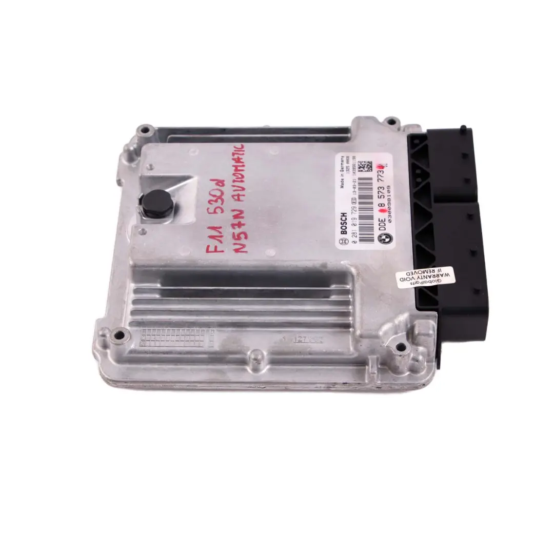 N57N Engine Control Unit ECU DDE to BMW F10 F30 F31 330d 530d Diesel with Part number 8573773 BMW F10 F30 F31 330d 530d Diesel N57N Engine Control Unit ECU DDE - SKU 8573773 - Part number 8573773