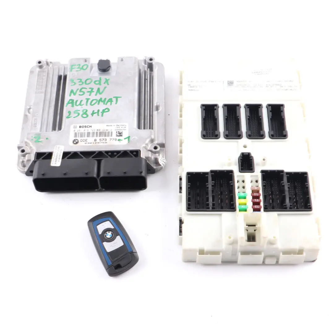 330dX 258HP N57N Steuergerät Modul ECU DDE 8573779 Schlüssel Automatik für BMW F30 mit Teilenummer 8577835 BMW F30 330dX 258HP N57N Steuergerät Modul ECU DDE 8573779 Schlüssel Automatik - SKU 8573779-1 - Teilenummer 8577835