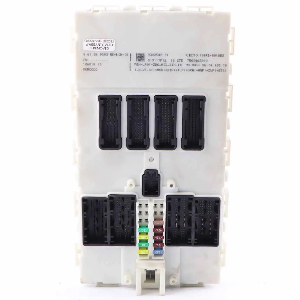 BMW F20 F30 120d 320d 184HP N47N Engine ECU Kit DDE FEM Key Manual - SKU 8574093-2 - Part number 8574093