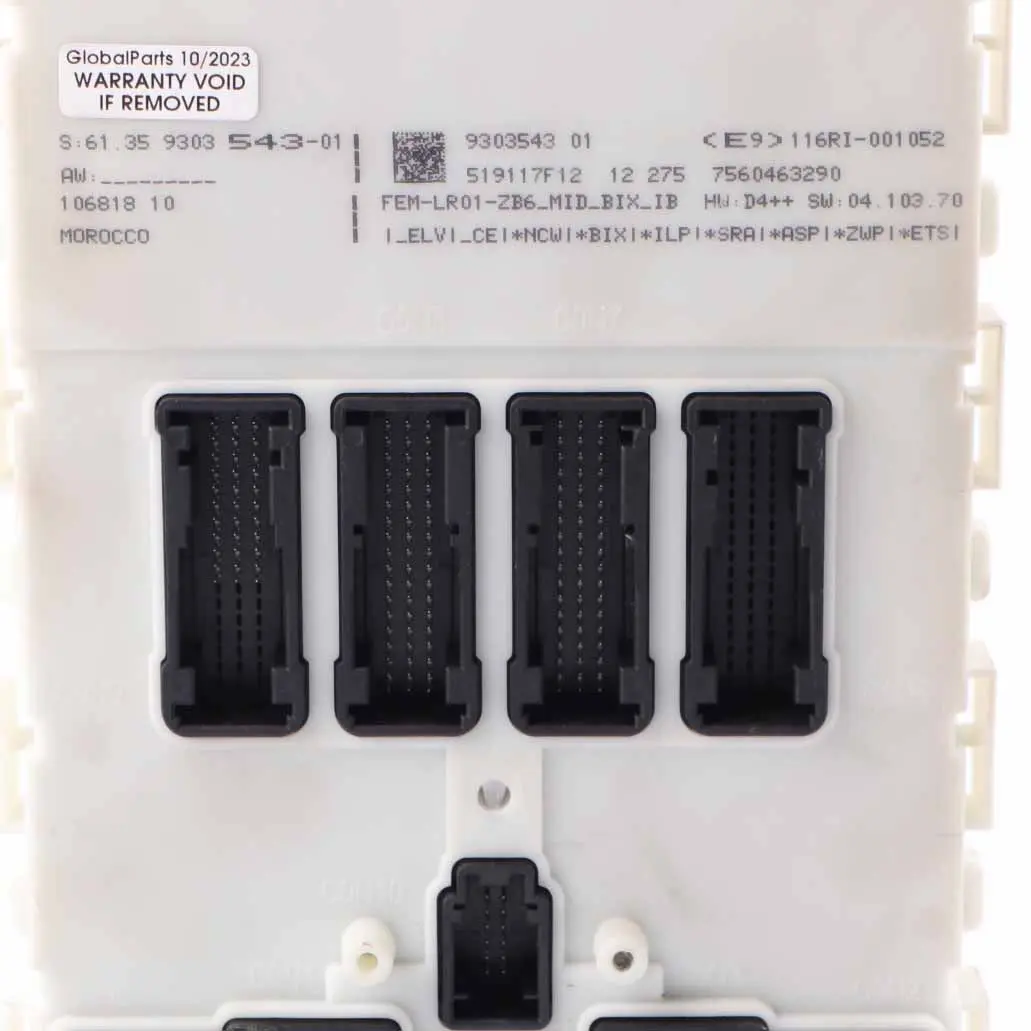 BMW F20 F30 120d 320d 184HP N47N Engine ECU Kit DDE FEM Key Manual - SKU 8574093-2 - Part number 8574093