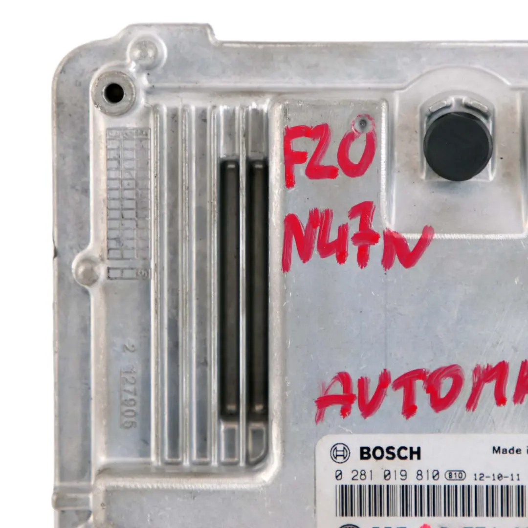 N47N 116HP Engine ECU DDE Automatic to BMW F20 F21 F30 F31 116d 316d Diesel with Part number 8574095 BMW F20 F21 F30 F31 116d 316d Diesel N47N 116HP Engine ECU DDE Automatic - SKU 8574095-1 - Part number 8574095