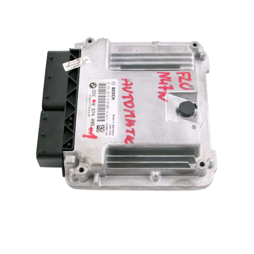 N47N 116HP Engine ECU DDE Automatic to BMW F20 F21 F30 F31 116d 316d Diesel with Part number 8574095 BMW F20 F21 F30 F31 116d 316d Diesel N47N 116HP Engine ECU DDE Automatic - SKU 8574095-1 - Part number 8574095