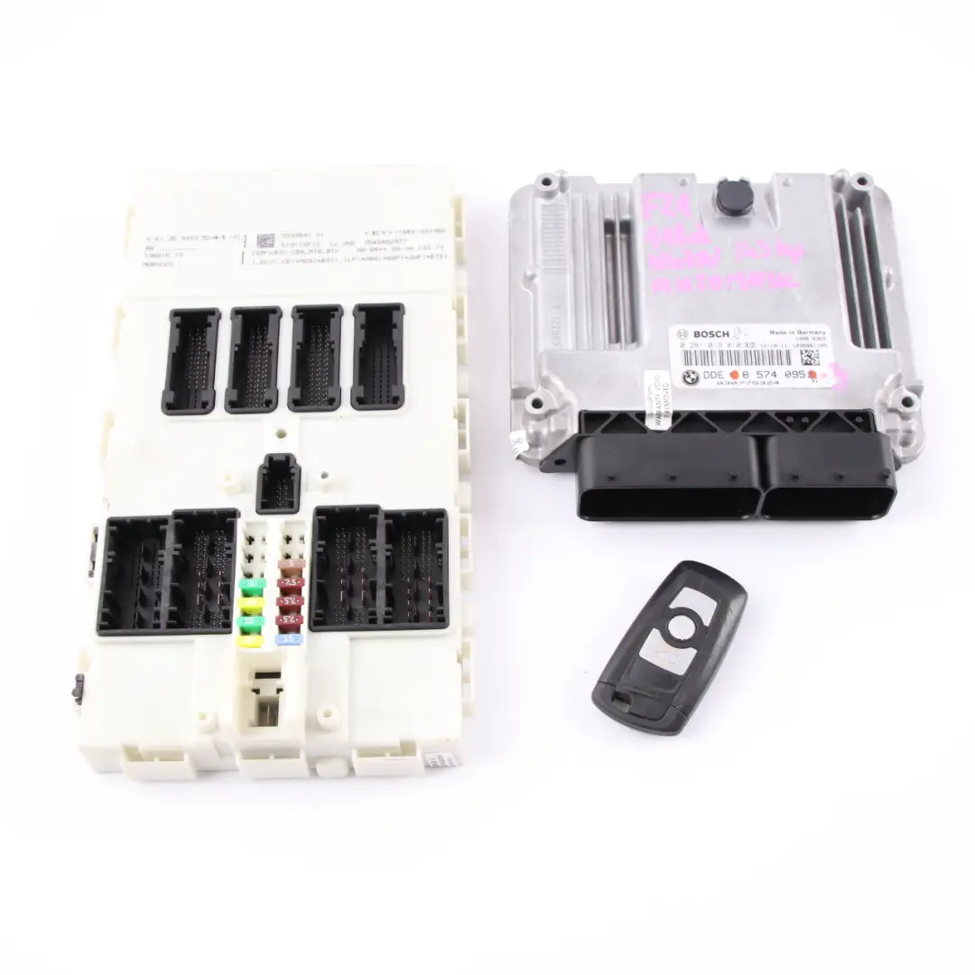 N47N Engine ECU DDE Key FEM Automatic to BMW F20 F21 F30 118d 318d Diesel with Part number 8574095 BMW F20 F21 F30 118d 318d Diesel N47N Engine ECU DDE Key FEM Automatic - SKU 8574095-3 - Part number 8574095