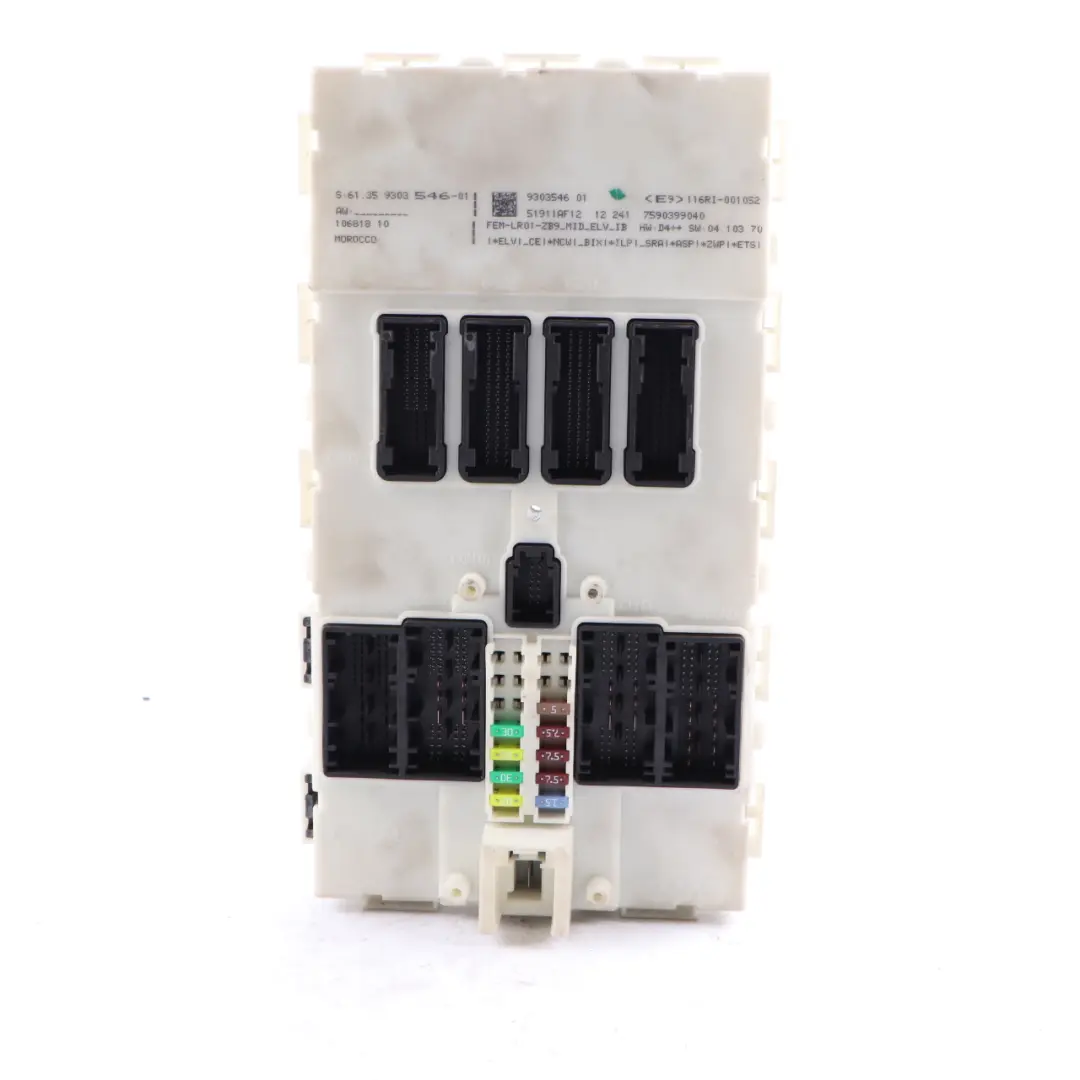 BMW F20 F21 F30 116d 316d Diesel N47N Engine ECU DDE Key FEM Manual - SKU 8574095-5 - Part number 8574095