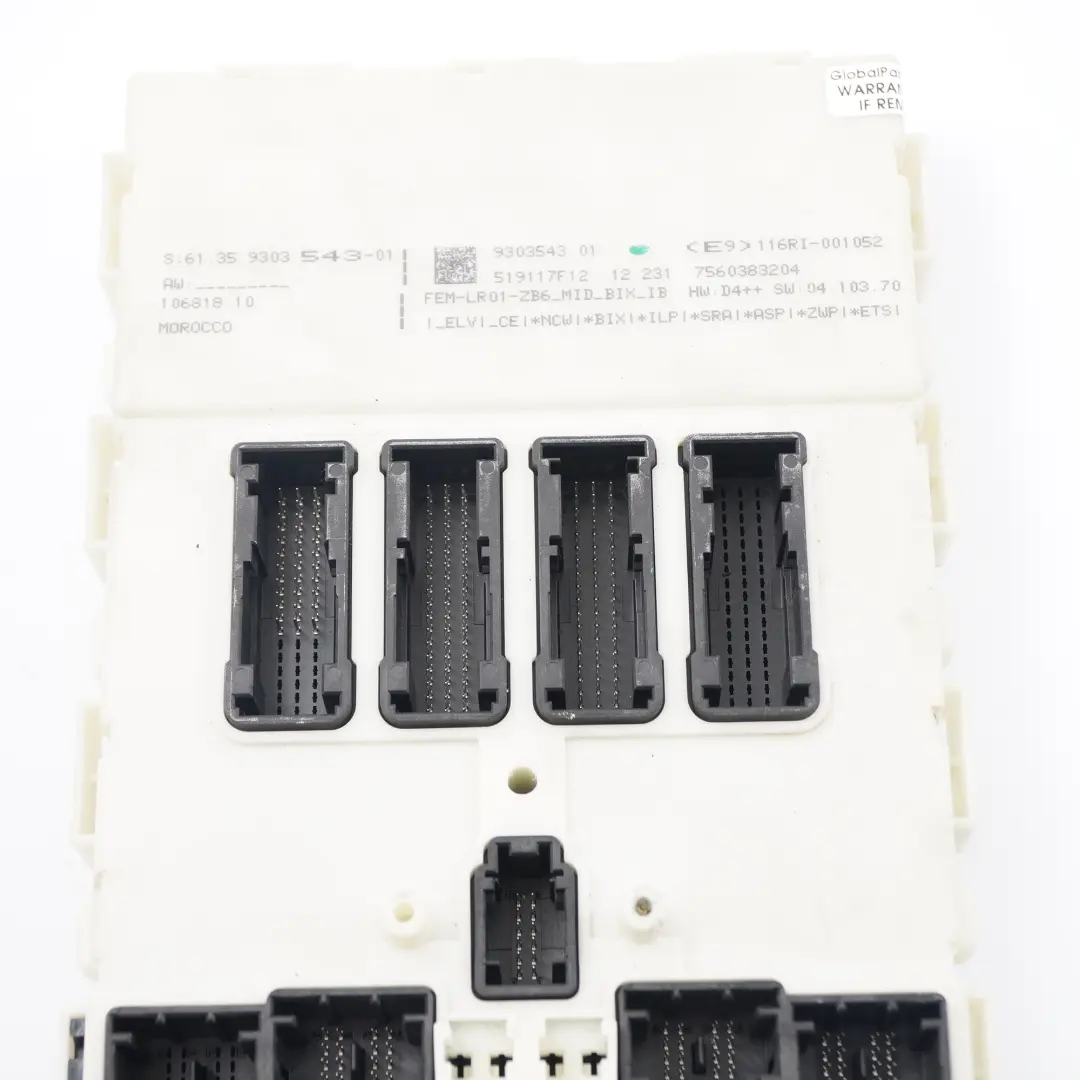 BMW F20 F30 116d 316d N47N 116HP Engine ECU Kit DDE Key FEM Automatic - SKU 8574095-6 - Part number 8574095