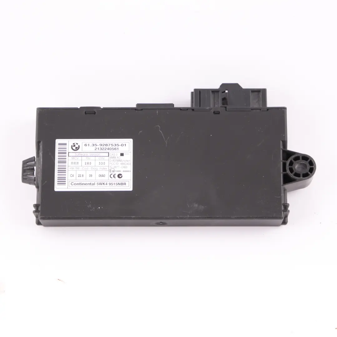 BMW X1 E84 20d 20dX Diesel N47N Engine Control Unit ECU Kit DDE CAS3 Key - SKU 8574352-1 - Part number 8574352