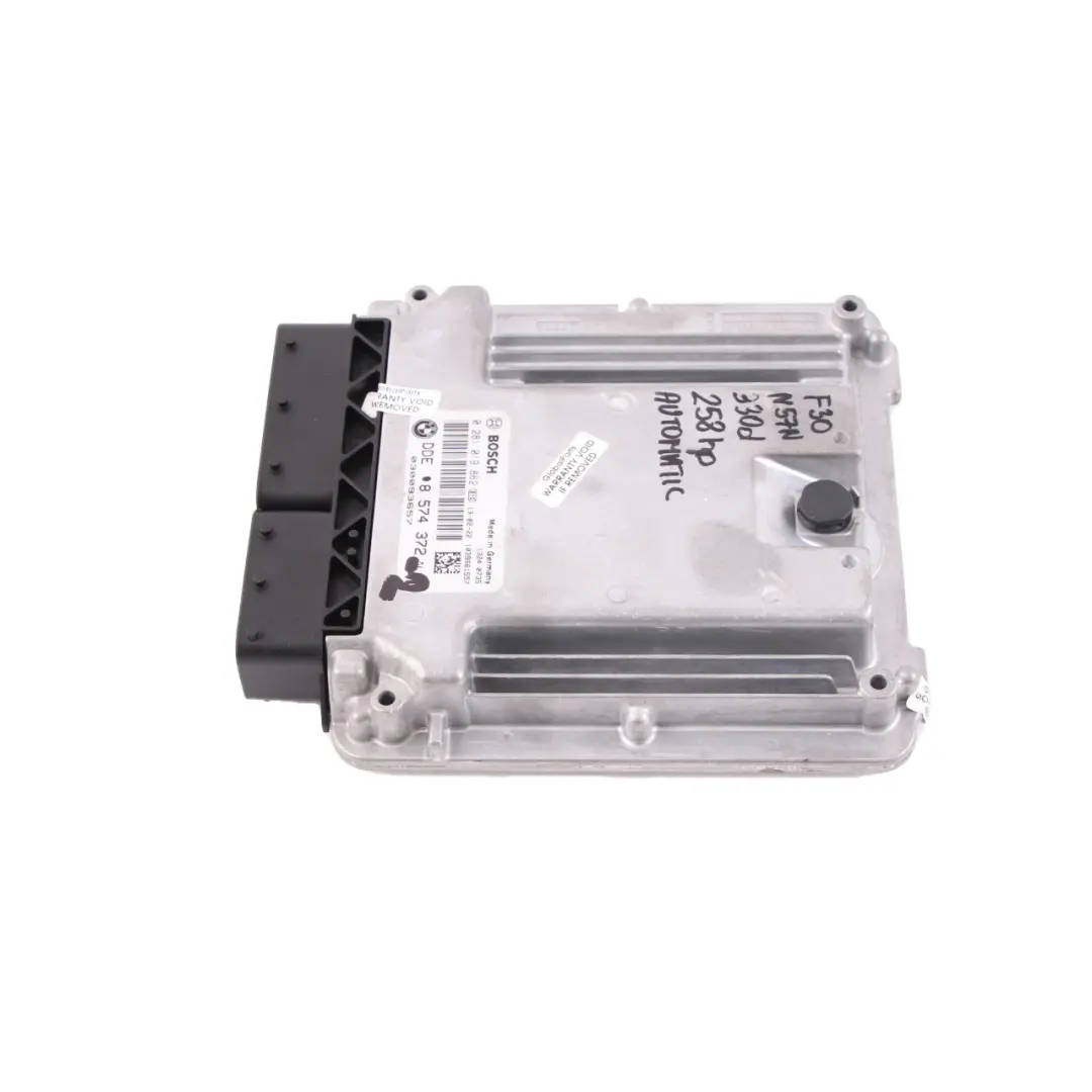 N57N Unidad Control Motor ECU Automático para BMW F30 F32 330d 430d Diesel con número de pieza 8574372 BMW F30 F32 330d 430d Diesel N57N Unidad Control Motor ECU Automático - SKU 8574372 - Número de pieza 8574372