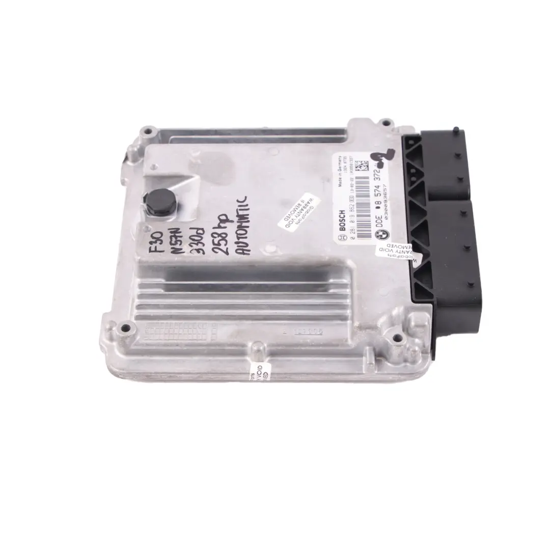 N57N Motorsteuergerät ECU DDE Automatik für BMW F30 F32 330d 430d Diesel mit Teilenummer 8574372 BMW F30 F32 330d 430d Diesel N57N Motorsteuergerät ECU DDE Automatik - SKU 8574372 - Teilenummer 8574372