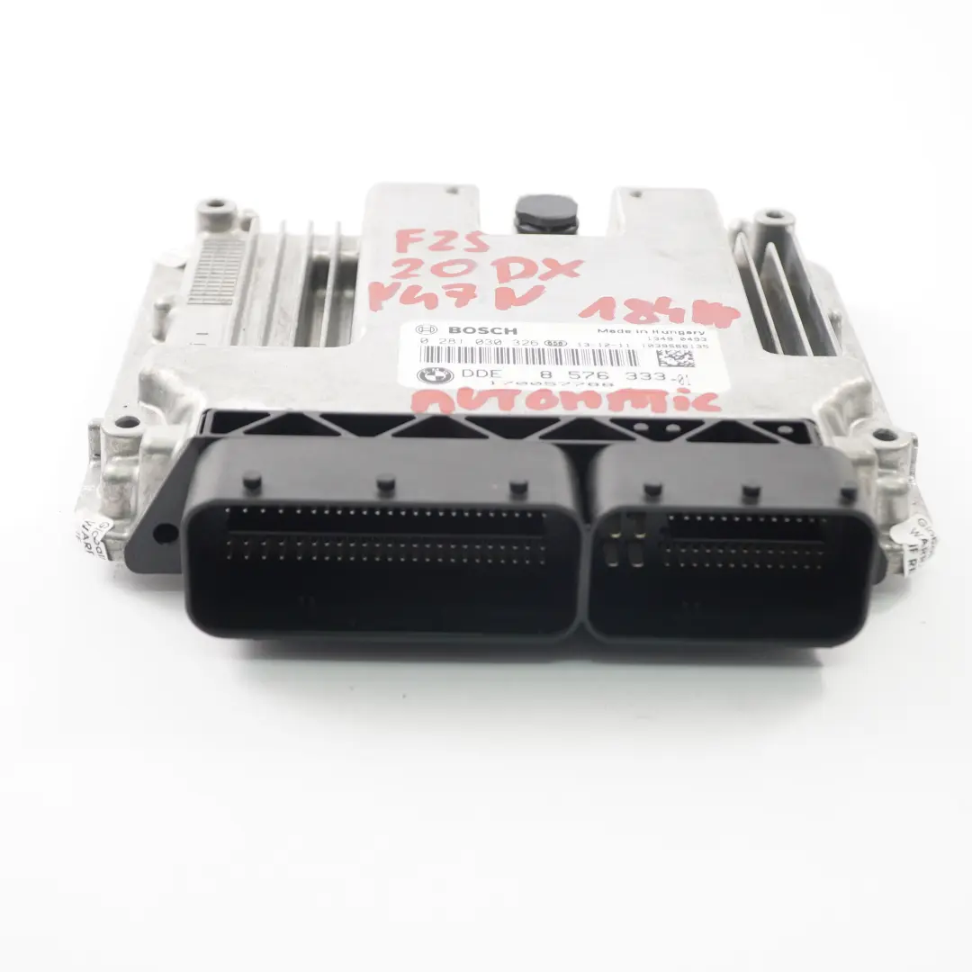 BMW F10 F11 520d X3 F25 20dX N47N 184HP ECU Kit DDE Clé CAS4 Automatique - SKU 8576333-1 - Numéro de pièce 8576333
