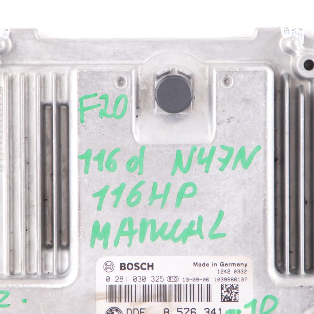 BMW F20 F30 F31 116d 316d 116HP N47N Motore ECU Unità Di Controllo DDE - SKU 8576341-1 - Numero di parte 8576341