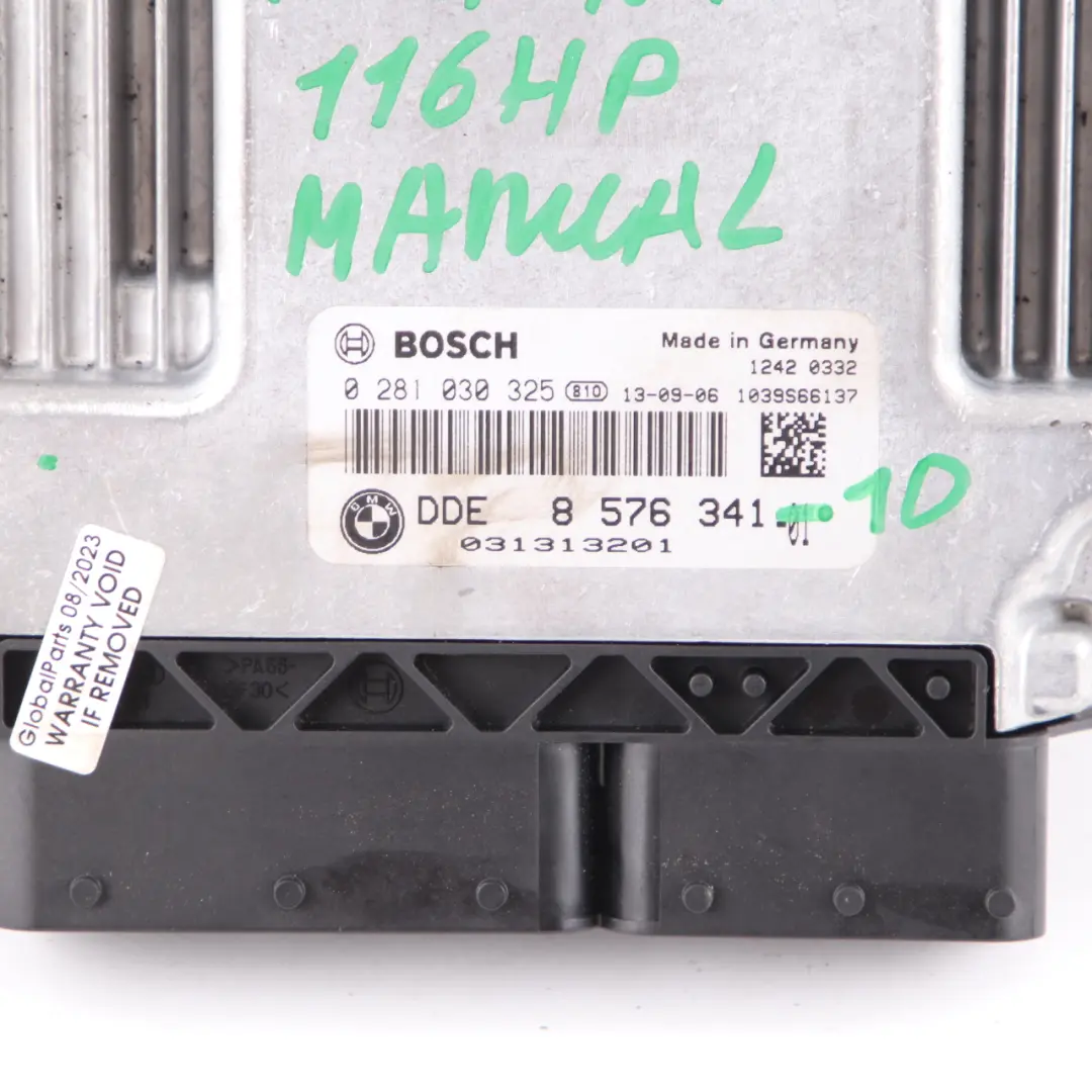 BMW F20 F30 F31 116d 316d 116HP N47N Motore ECU Unità Di Controllo DDE - SKU 8576341-1 - Numero di parte 8576341