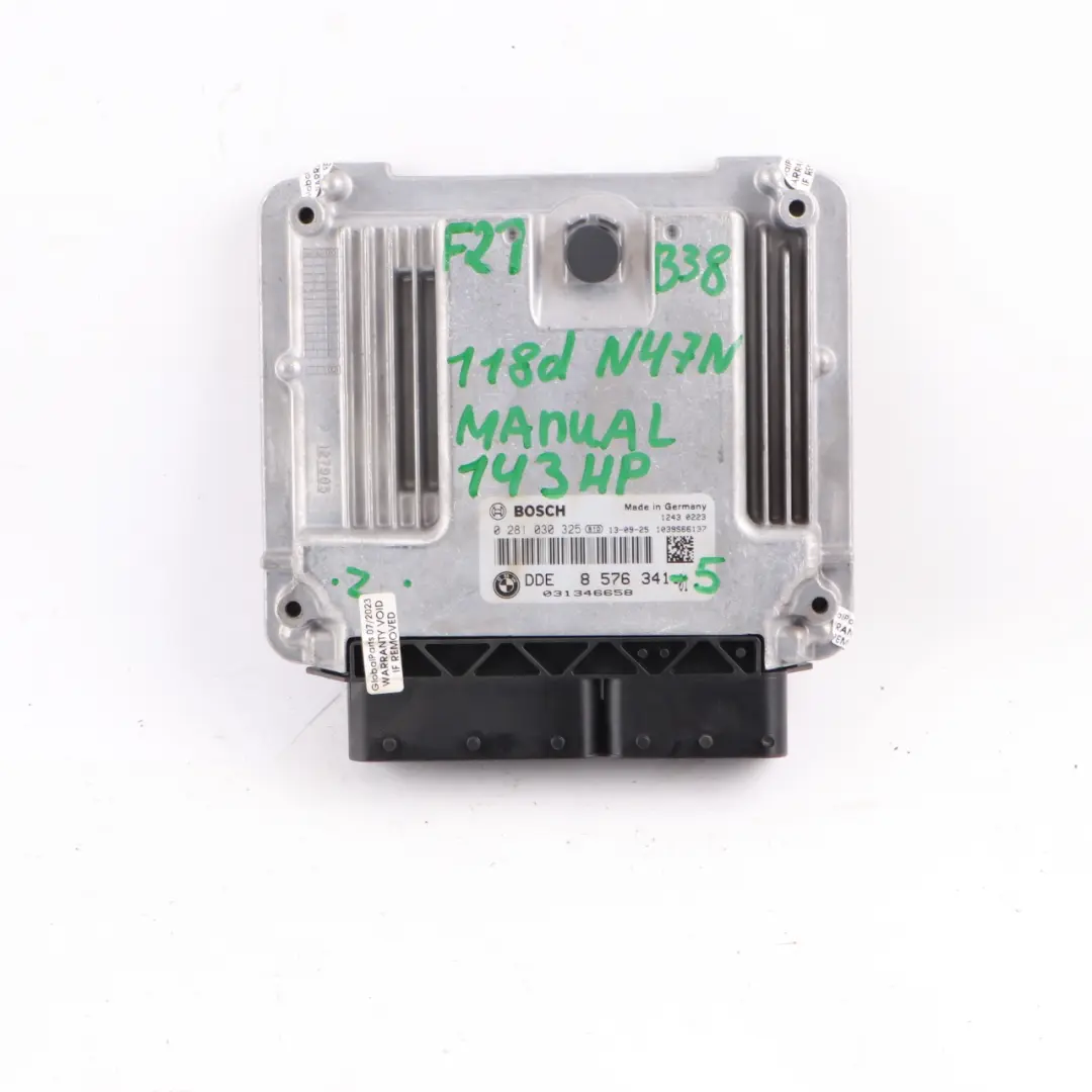 143HP N47N ECU Kit DDE + Key + FEM to BMW F20 F21 F30 F31 118d 318d with Part number 8576341 BMW F20 F21 F30 F31 118d 318d 143HP N47N ECU Kit DDE + Key + FEM - SKU 8576341-5 - Part number 8576341