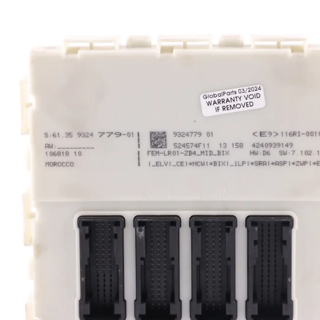 116HP N47N ECU Kit DDE + Key + FEM BMW F20 F21 F30 F31 116d 316d - SKU 8576341-7 - Part number 8576341