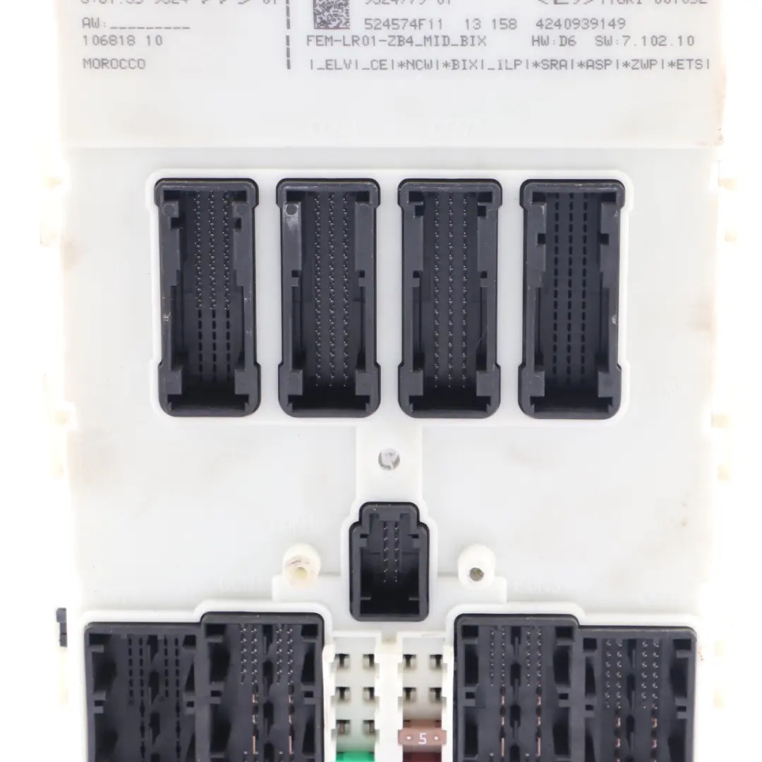 BMW F20 F21 F30 F31 116D 316D 116HP N47N ECU Kit DDE + Llave + FEM - SKU 8576341-7 - Número de pieza 8576341