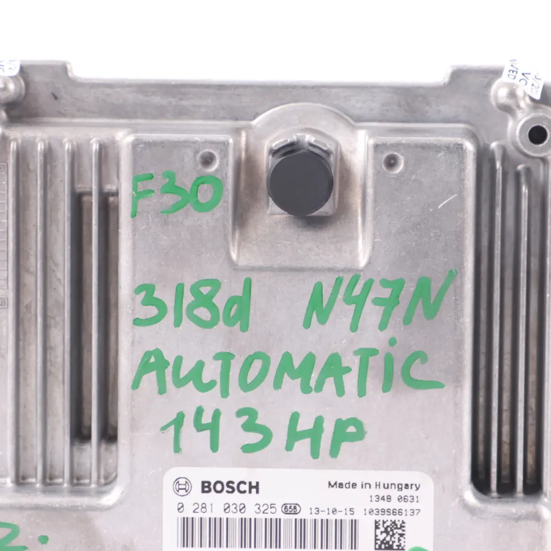 BMW F20 F21 F30 F31 118d 318d 143HP N47N Engine Unit ECU DDE Automatic - SKU 8576341-8 - Part number 8576341