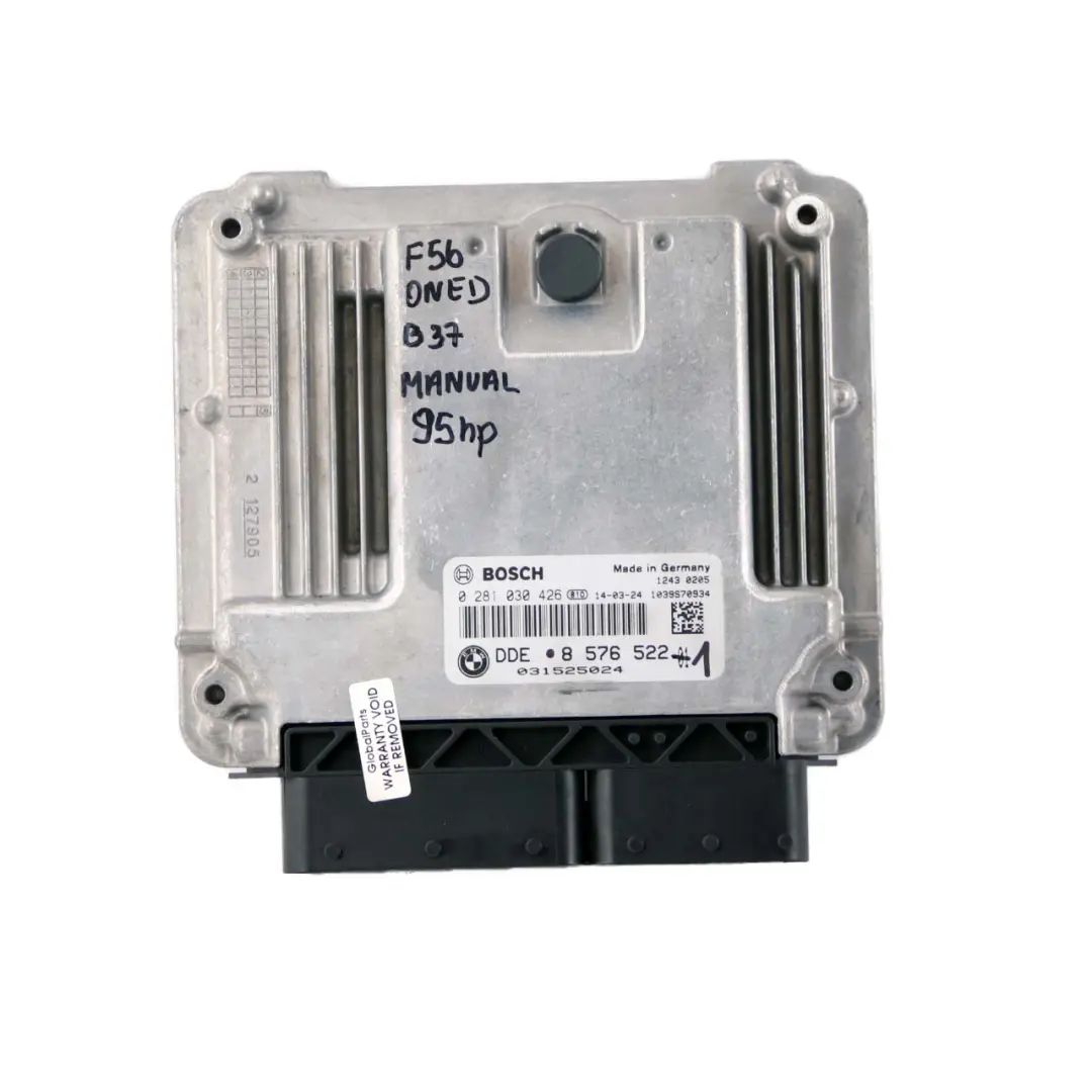 Mini One D F56 B37 95HP Diesel Engine ECU Kit DDE BDC-LR01 Key Lock - SKU 8576522-1 - Part number 8576522