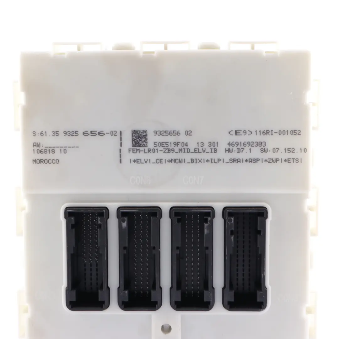 BMW F20 F21 116d ed N47N Engine Control Unit DDE ECU Kit FEM Key Manual - SKU 8577625-1 - Part number 8577625